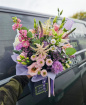 Bouquets, Bunches & Arrangements | Handtied Aqua Bouquet