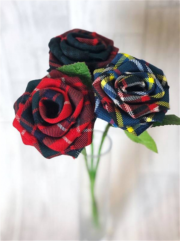 Gifts | Tartan Roses | Tartan Stem Rose