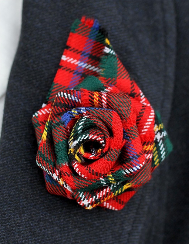 Gifts | Tartan Roses | Tartan Rose Brooch