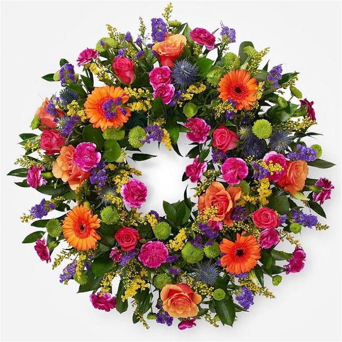 Tributes | Colourful Wreath