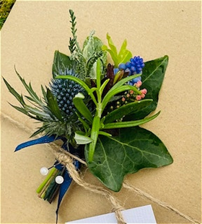 Ready To Wear Wedding Flowers | Thistle Buttonhole