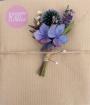 Ready To Wear Wedding Flowers | Scottish Thistle Wedding Buttonhole