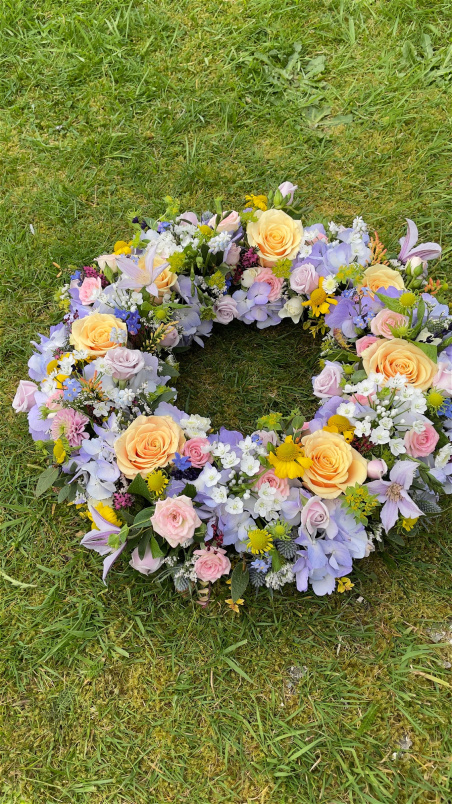 Funeral & Sympathy | Garden Style Funeral Wreath