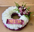 Artificial Funeral Flowers | Wreath 13 Inch