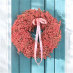 Gifts | Mother's Day | Spring/Summer | Wreaths | Fresh Coral Pink Gypsophila Wreath