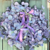 Mother's Day | Spring/Summer | Wreaths | 'Milka' Light Lilac, Fresh Dipped  Eucalyptus Wreath