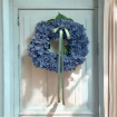 Gifts | Spring/Summer | Wreaths | Faux Dusty Blue Hydrangea wreath