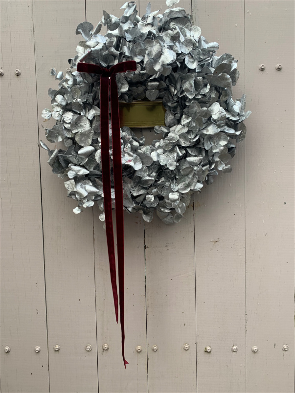 Gifts | Wreaths | Fresh Dipped Silver Eucalyptus Wreath