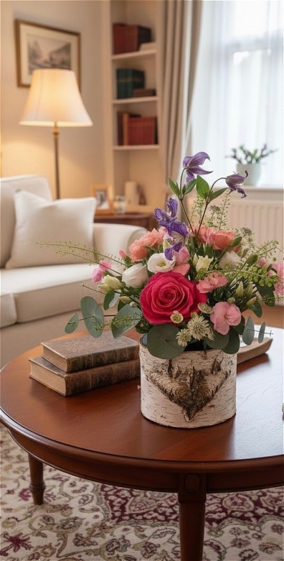 Floral Arrangements | Mother's Day | Spring/Summer | Natural Birch Pot Arrangement