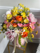 Artificial hatbox | Pink Artificial hatbox