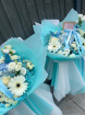 Bouquets | Baby blue bliss flower bomb