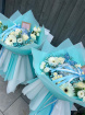 Bouquets | Baby blue bliss flower bomb