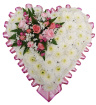 Funeral Flowers | Bespoke Love heart tribute
