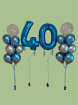 Balloons | Luxury Chrome Birthday Balloon Towers & Foil Numbers