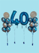 Balloons | Luxury Chrome Birthday Balloon Towers & Foil Numbers