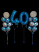 Balloons | Luxury Chrome Birthday Balloon Towers & Foil Numbers