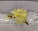 Debs Corsage | Gifts | Artificial Yellow Debs Wrist Corsage