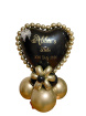 Debs Corsage | Gifts | Luxury Debs Loveheart Table Topper