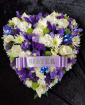 Sympathy | Multi Floral Heart Tribute