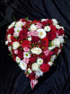 Sympathy | Multi Floral Heart Tribute