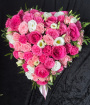 Sympathy | Multi Floral Heart Tribute