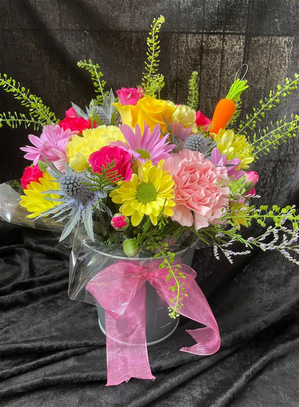 Bouquets | Galvanised flower pot💐