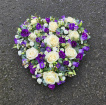 Funeral Flowers | Solid sympathy heart.