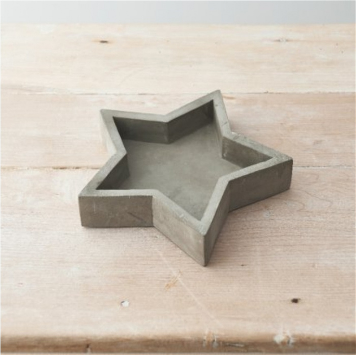 Gifts | Cement star tray.