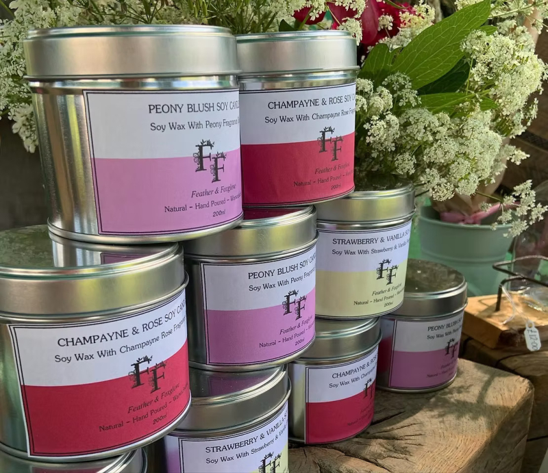 Feather & Foxglove | Atherstone | The benefits of choosing our natural soy wax candles and melts