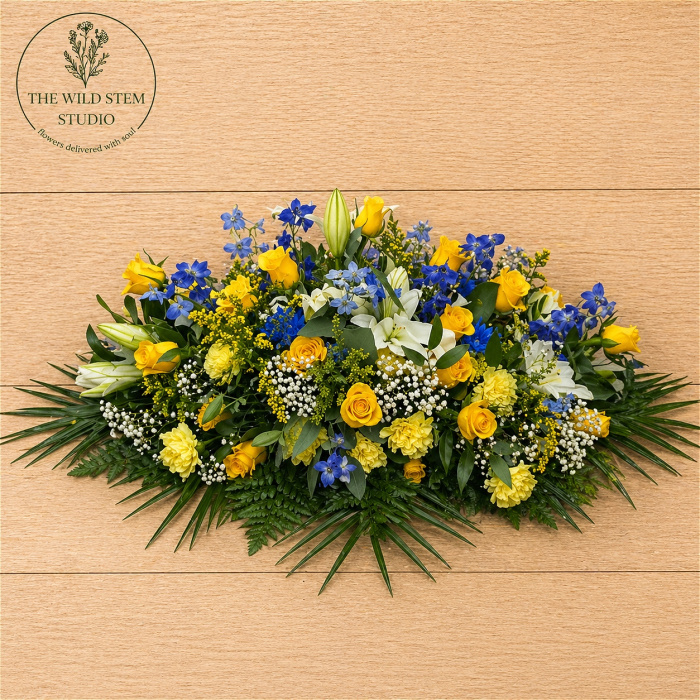 Sympathy Tributes | Traditional coffin spray