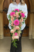 weddings | teardrop bridal bouquet