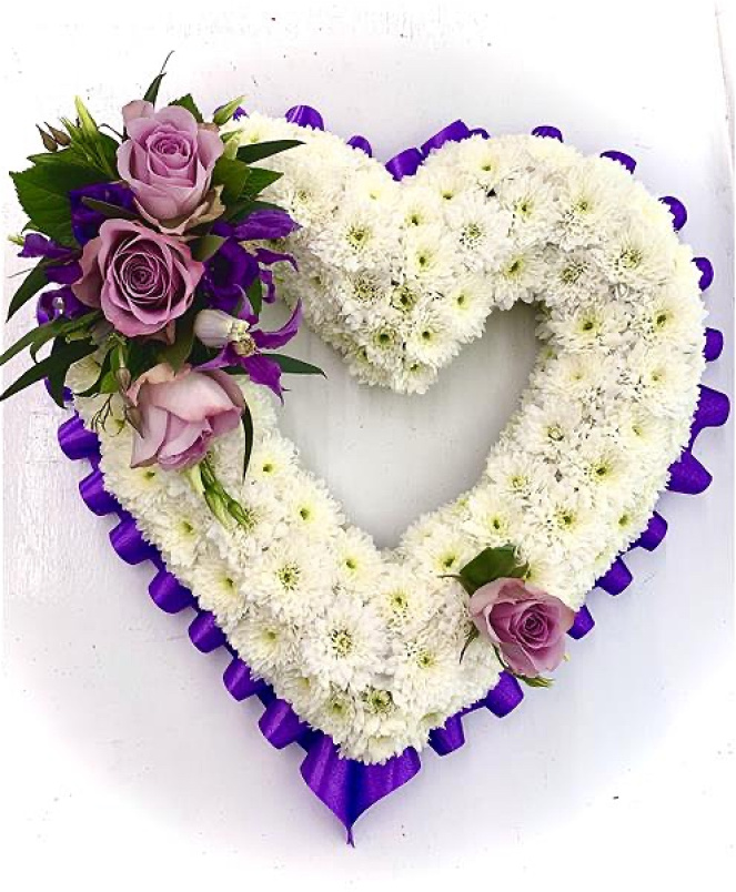 Sympathy Tributes | Traditional Open heart tribute