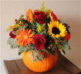 Autumn | Pumpkin flower  arrangements