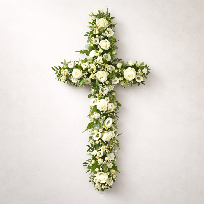 Sympathy Tributes | Bespoke Sympathy Tribute Cross