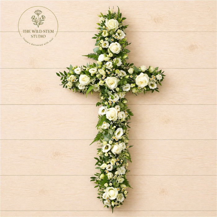 Sympathy Tributes | Bespoke Sympathy Tribute Cross