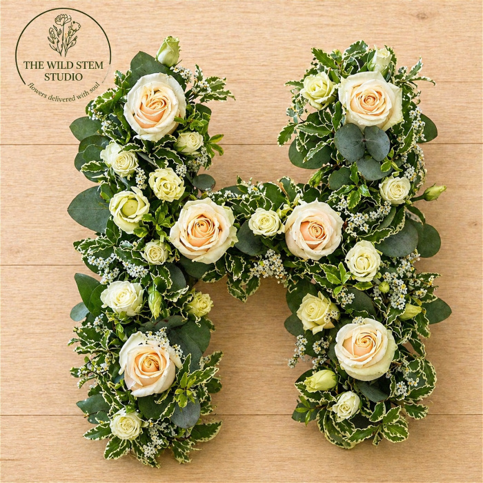 Sympathy Tributes | Massed flower letters