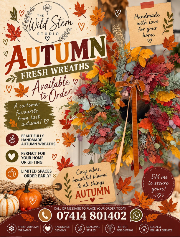 Autumn collection | Autumn fresh wreaths