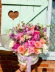 Bouquets | Blushing Beauty Hat Box