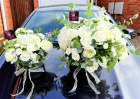 Bouquets | White Blushing Hat Box