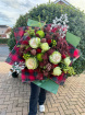 Christmas Festivities Bouquet | Christmas pudding bouquet