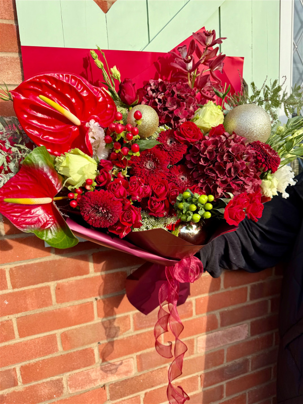 Festive Bouquets | Christmas Ruby