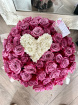 Sympathy Bouquets | Purple heart hat box