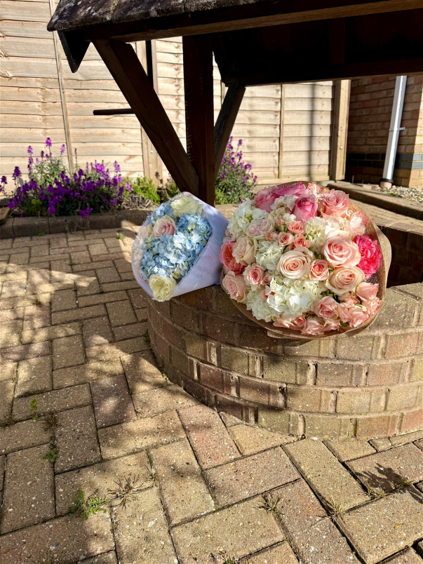 Spring Bouquets | Spring hydrangeas bouquet