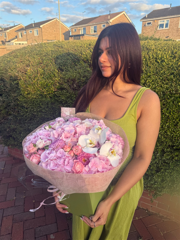 JB Forever Blooms Bouquets | Luxury Pink Orchid Bouquet