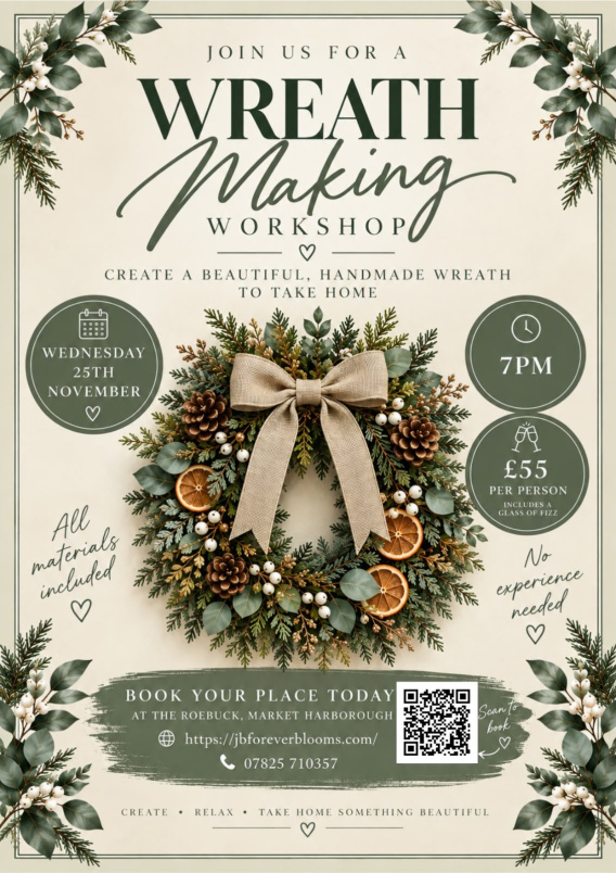 Workshops | Christmas Wreath-Making Workshop - 25 November 2026