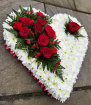 Tribute/Funeral flowers | Rose Tribute Heart