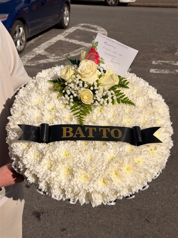 Farewell Tributes | Based 14” posy