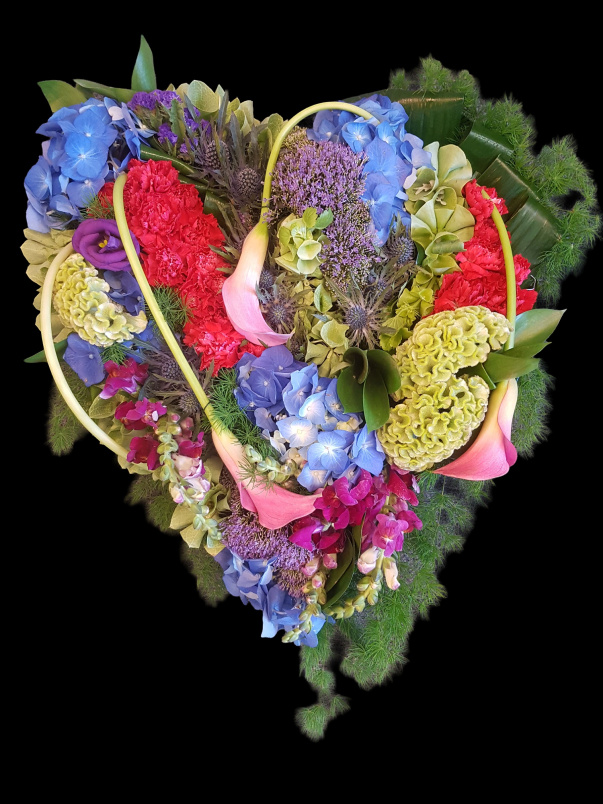 Funeral Tributes | Solid Heart (Grouped)