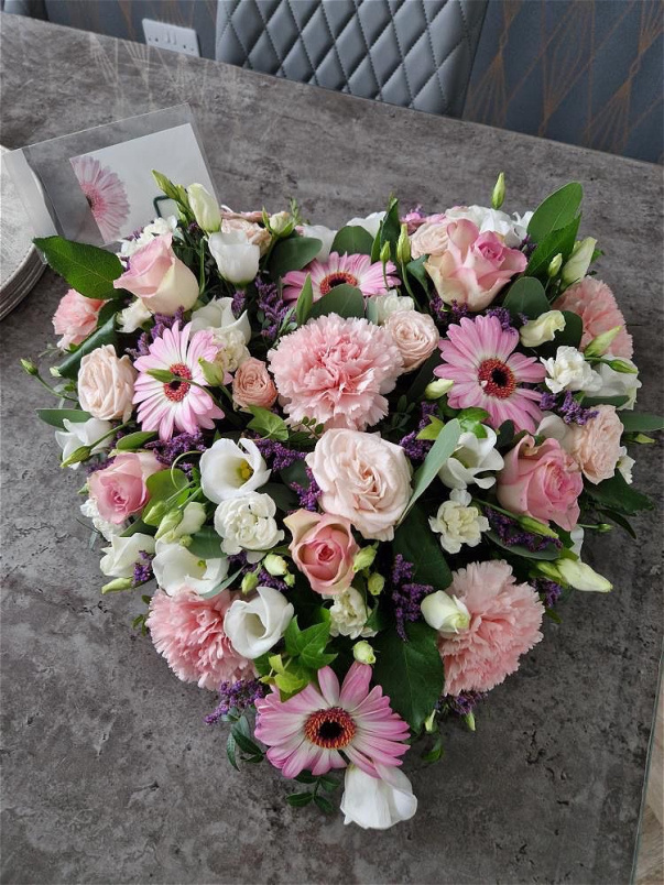 Funeral Flowers | Heart Tribute