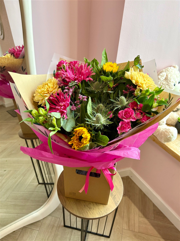 Fresh Flowers | Sunset Hand Tied Bouquet